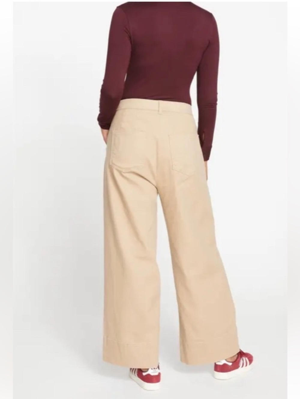 NWT Universal Standard Carol High Rise High Stretch Jeans in Ivory Size XL - Picture 5 of 16